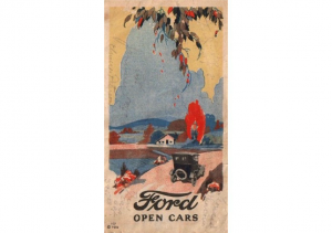 1924 Ford Open Cars Foldout