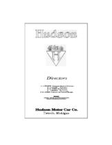 1910 Hudson Model 20 Roadster Touring