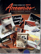 1991 Dodge Car-Truck Accessories