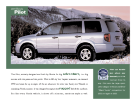 2004 Honda Pilot Factsheet