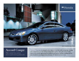2006 Honda Accord Coupe Factsheet
