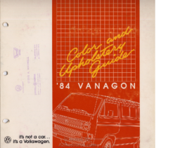 1984 VW Vanagon Colors