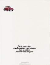 1989 VW Wolfsburg Editions V2