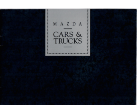 1992 Mazda Full Line