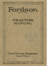 1920 Ford Fordson Tractor Manual