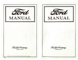 1922 Ford Manual
