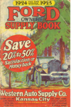 1925 Western Auto Supply For Ford