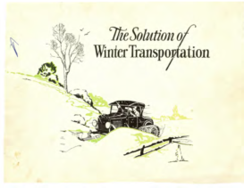 1927 Ford Snowmobiles