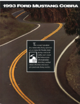 1993 Ford Mustang Cobra Foldout