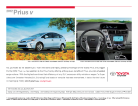2012 Toyota Prius V V2
