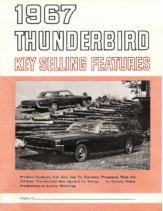 1967 Ford Thunderbird Key Features