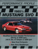 1985 Ford Mustang SVO