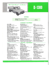 1965 International D-1300 Series