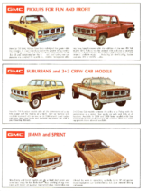 1973 GMC Trucks Full Line Mailer