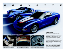 2004 Chevrolet Corvette Spec Sheet