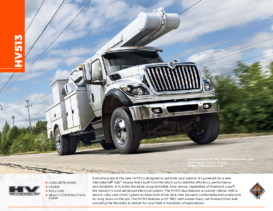 2018 International HV 513 Spec Sheet