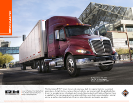 2019 International RH Series Sleeper Spec Sheet