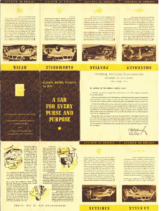 1939 GM Vehicle Lineup