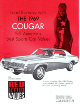 1969 Mercury Cougar Comparison Booklet