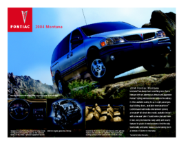 2004 Pontiac Montana Spec Sheet