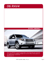 2006 Toyota RAV4 Specs