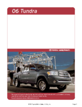 2006 Toyota Tundra Specs