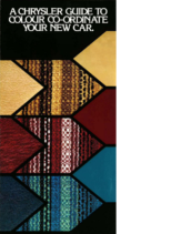1977 Chrysler CL Colour & Trim AUS