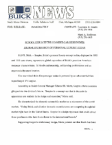 1993 Buick Sceptre Press Release