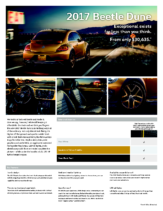 2017 VW Beetle Dune Sell Sheet CN