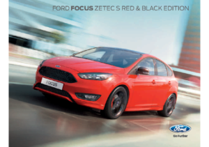 2016 Ford Focus Red & Black UK