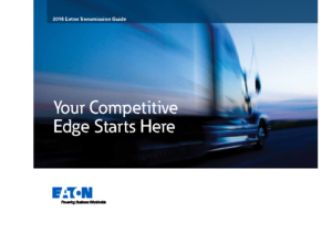 2016 Freightliner Eaton Specifications Guide