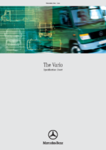 2004 Mercedes-Benz Vario Chassis Cab Spec Sheet UK