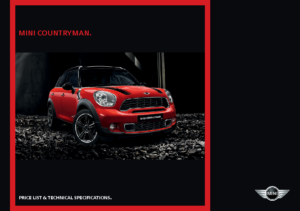 2012 MINI Countryman Pricing & Technical Specs UK