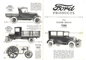 1926 Ford Products Folder