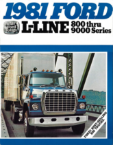 1981 Ford L-Line 800-9000 Series Trucks