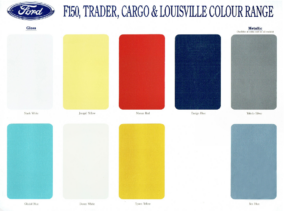 1988 Ford Commercials Colours (Aus)