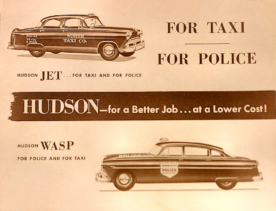 1954 Hudson Police Cars
