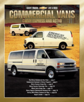 2001 Chevrolet Commercial Vans